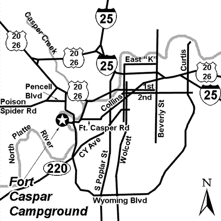 Fort Caspar Campground - Passport America Camping & RV Club